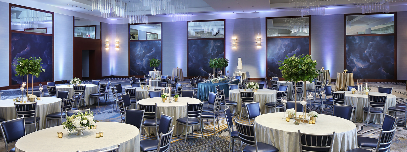 Wedding Showcase in JW Marriott's ballroom inside the Hotel District Grand Rapids